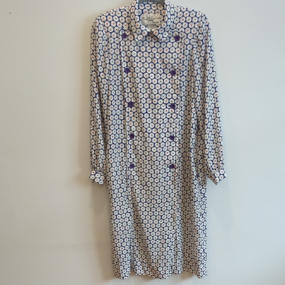 Nat Kaplan Couture Dresses & Skirts - Vintage 1980s Nat Kaplan Day Dress Shirt Dress Size 8 Retro VGUC